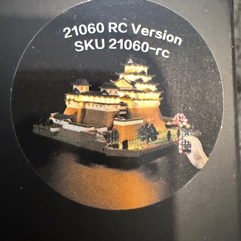 Game of Bricks Light Kit for Lego Himeji Castle 21060 with Remote NEW - Picture 2 of 3